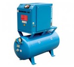 Винтовые компрессоры Ekomak серии DMD 30 CR - DMD 300 CR на ресивере