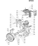 Запасные части к компрессорам ABAC на компрессорной головке B7000