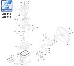 Запасные части к компрессорам на головке Fiac AB 510
